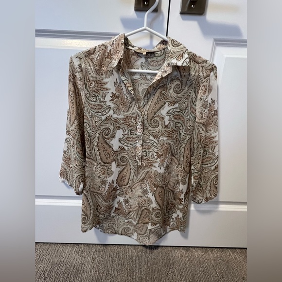RW&CO paisley print blouse - Picture 1 of 6